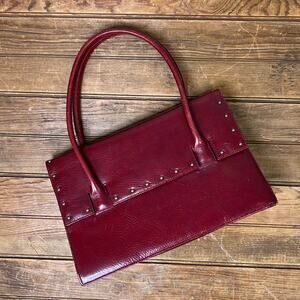 Vintage 1980 leather handbag BCBG Max Azria